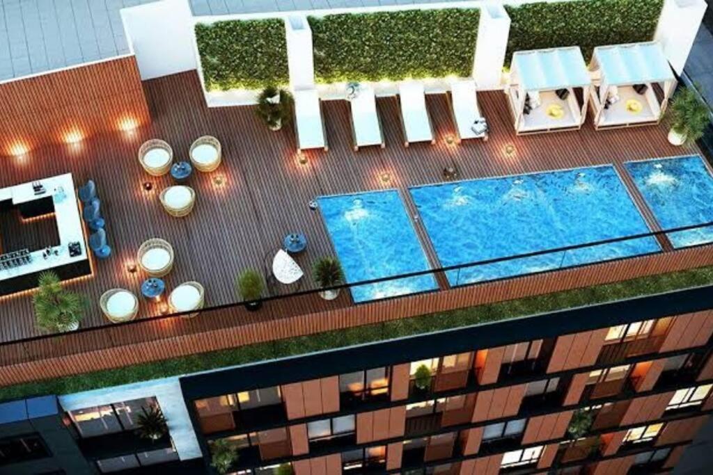 Departamento Con Hermosa Vista, Centrico Y Piscina Lima Exteriör bild